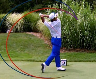 Hideki Matsuyama's unique swing | Tracers and analysis