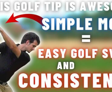 This Golf Tip is SO GOOD it Should Be Illegal - It Makes the Golf Swing SO EASY and VERY CONSISTENT