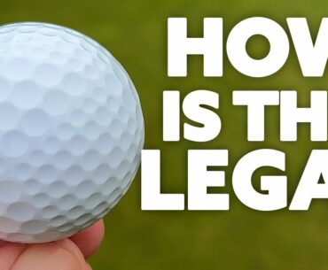 I’m impressed! The LEGAL straight flying golf ball!