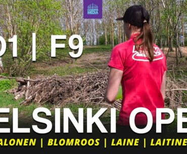 2021 Helsinki Open | FPO RD1, F9 | Salonen, Blomroos, Laine, Laitinen | ENGLISH COMMENTARY