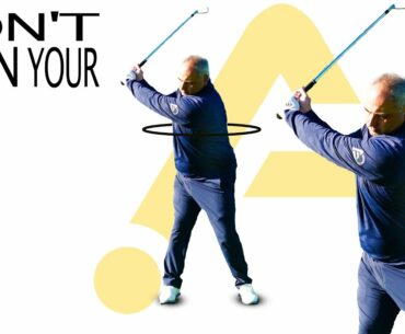 Do Not Turn Your Shoulders In The Golf Swing