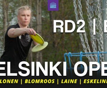 2021 Helsinki Open | FPO RD2, B9 | Salonen, Blomroos, Laine, Eskelinen | ENGLISH COMMENTARY