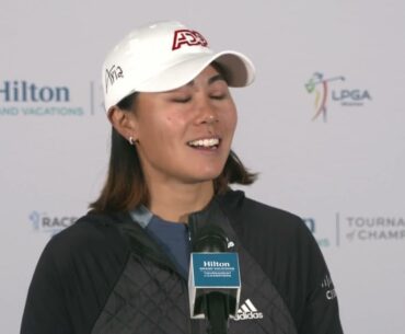 Danielle Kang 2022 Hilton Grand Vacation Tournament of Champions Saturday Interview