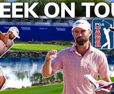 PGA Tour Vlog INSIDE THE ROPES! Wesley at The Amex Championship!