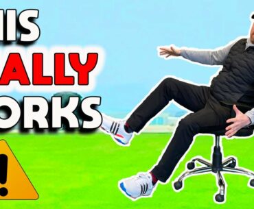 IMPROVE your golf swing while SITTING at work