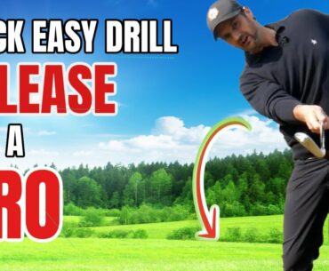 Pro Level Golf Swing Release Quick Tip