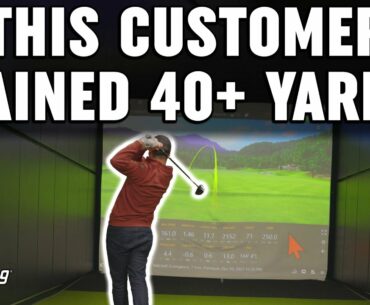 Golf Club Fitting Discussion | 2nd Swing Customer Gains 40 Yards Off The Tee