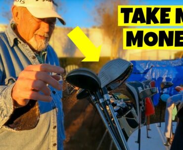 He Knew We Wanted These Golf Clubs!