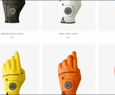 ASHER  GOLF GLOVE REVIEW | ALTA 2.0 | CHUCK YELLOW | OPENING FIRST IMPRESSION | sorry for the light