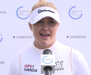 Charlie Hull 2022 GainBridge LPGA at Boca Rio Saturday Interview