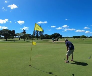 Golfing at Ted Makalena Golf Course