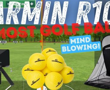 GARMIN R10: Testing The ALMOST GOLF BALL Full Swings - Mind Blowing Results!!!