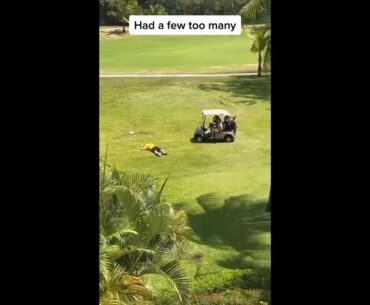 MAN DOWN #golf  #shorts #golftiktok