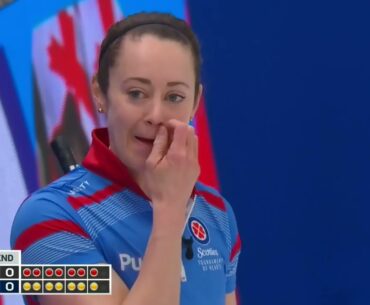 Draw 7 - 2022 Scotties Tournament of Hearts - Fleury (WC1) vs. Homan (WC3)