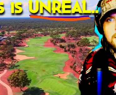 American Reacts to World's BIGGEST Golf Course - Australia - Nullabor Links