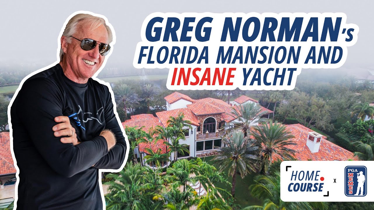 Legendary Golfer Greg Norman's Florida Mansion & Insane Yacht | Home Course w/ PGA Memes Legendary Golfer Greg Norman's Florida Mansion & Insane Yacht | Home Course w/ PGA Memes