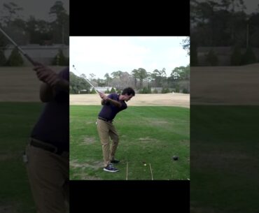 Simple Drill for an EASY + REPEATABLE Golf Swing #shorts #golfswing #golftips