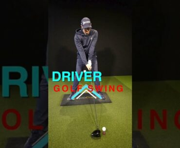 Simple driver golf swing set up trigger