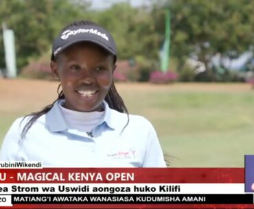 Linnea Strom wa Uswidi aongoza kwenye mashindano ya gofu ya Magical Kenya Ladies