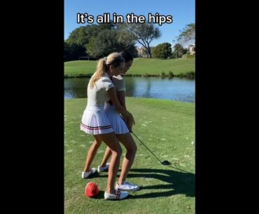 This is the start to a… golf addict⛳️ ❤️❤️ #golf #shorts #golfgirl      | GOLF#SHORT