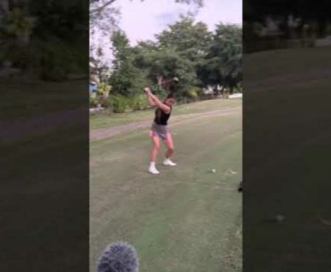 Smashing drives in Puerto Vallarta, Mexico || Shee Golfs #shorts