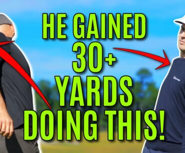 GOLF: He Gained 30+ Yards Doing THIS