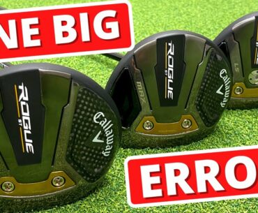DISAPPOINTED! - Callaway Rogue ST Max - Max D & LS Fairway Woods