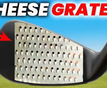 We put a Cheese Grater on a golf club !