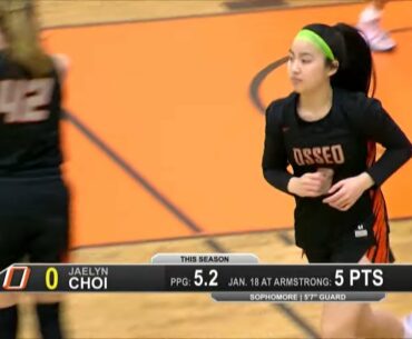Girls High School Basketball Armstrong vs. Osseo