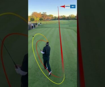 Brooks Koepka golf swing on Shot Tracer app