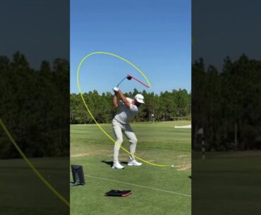 Dustin Johnson golf swing on Shot Tracer app