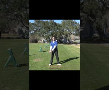 FEEL YOUR ARMS DO THIS for Solid Contact - Easy Golf Swing Tip! #shorts #golftips #golfswing