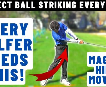 Possibly the BEST Golf Tip in Golf Swing History - Perfect Ball Striking Every Time!