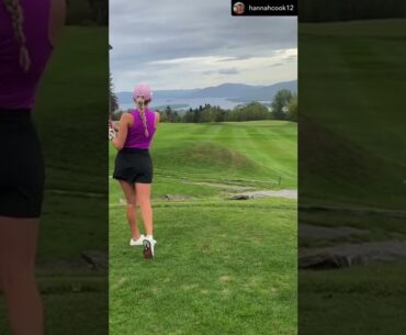 Golf views #shorts #golf #golfgirl #short