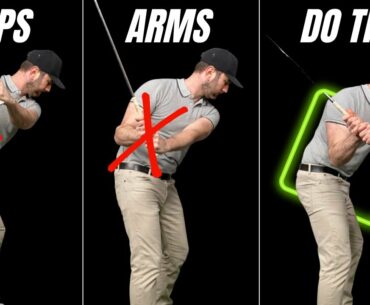 THIS DRILL MAKES YOU START THE DOWNSWING CORRECTLY