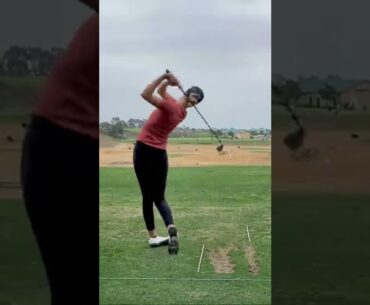 Work day - Jaime Jacob in the lab #shorts #golf #golfgirl #short