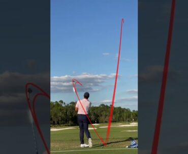 Rory McIlroy golf swing on Shot Tracer app