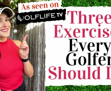 Three Exercises EVERY GOLFER Should Be Doing! - Golf Fitness Tips!