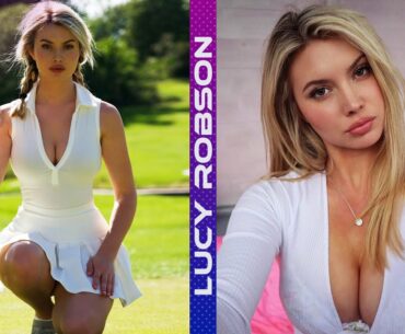 Stunning golfer Lucy Robson motivates her fans on social media