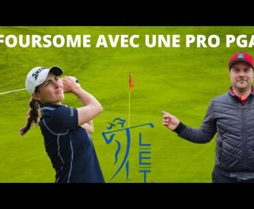 OH MY GOLF ! FOURSOME AVEC JUSTINE DREHER LADIES EUROPEAN TOUR 2021 ET PRO PGA AU GOLF DE PIERPONT