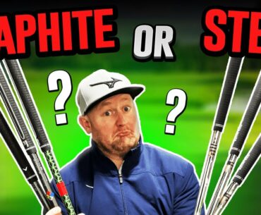 This SHOCKED me...Graphite v Steel Shaft Test
