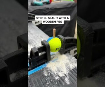 Golf Ball Filled With Flour! Can I Make Par?