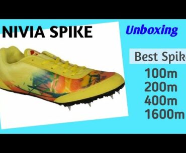 Nivia Spike Shoes unboxing || Spike Shoes for running || Spike
