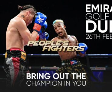 People’s fighters - Bring out the champion in you , emirates golf club