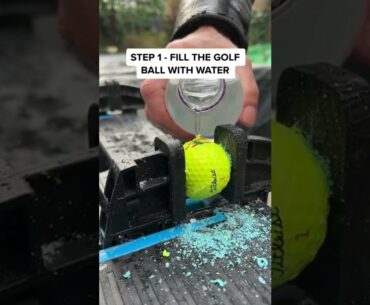 Father VS Son - Water Filled Golf Ball On A Par 4