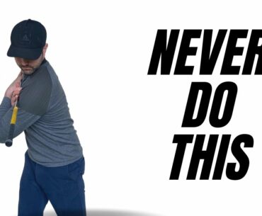 The Worst Thing You Can Do As A Golfer - Turn Shoulders