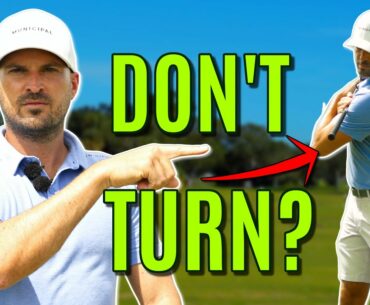 GOLF: Don't Turn Your Shoulders In The Golf Swing?