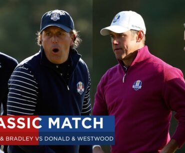 Mickelson & Bradley vs Donald & Westwood | Extended Highlights | 2012 Ryder Cup