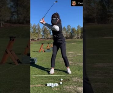 Range work #shorts #golf #golfgirl #shorts
