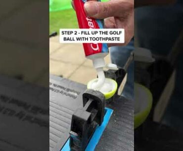 Father VS Son | ToothPaste Filled Golf Ball